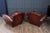 Art Deco French Moustache Back Leather Club Chairs, 1930, Set of 2 For Sale - Image 14 of 18