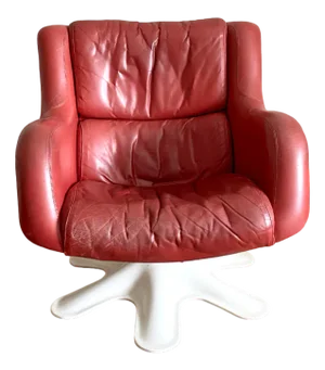 Finnish Swivel-Tilt Model 418 Armchair by Yrjö Kukkapuro for Haimi, 1960s