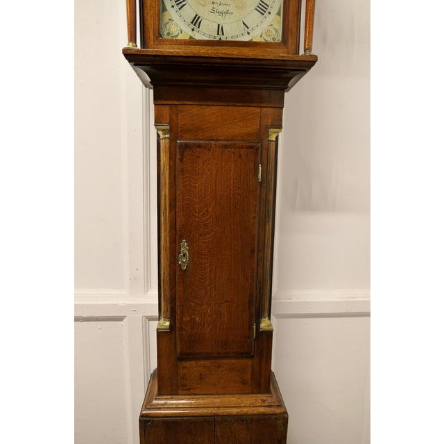 19th Century Welsh Country Oak Long Case Clock by Wm Jones of Llanfyllin For Sale - Image 5 of 16
