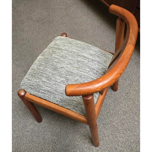 Set of Six Mid Century Danish Modern Teak Dining Chairs by Hans J.Frydendal for Boltinge Stolefabrik, Denmark c.1960 For Sale - Image 12 of 12