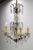 Mid-Century French Chandelier with Crystal Drops and Ball For Sale - Image 3 of 9