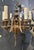 Circa 1920’s Caldwell bronze chandelier with original patina, 6 lights. Could be silver plated. Available matching sconces...