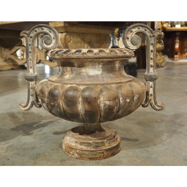 More information coming soon… Produced by the Charleville (France) foundry of Corneau Freres, this pair of cast iron pots...