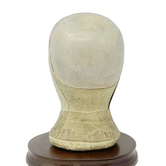 French 19th C French Marrote Millinery Head For Sale - Image 3 of 4