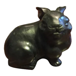 19th Century Chinese Hard Stone Carving of a Rabbit or Hare