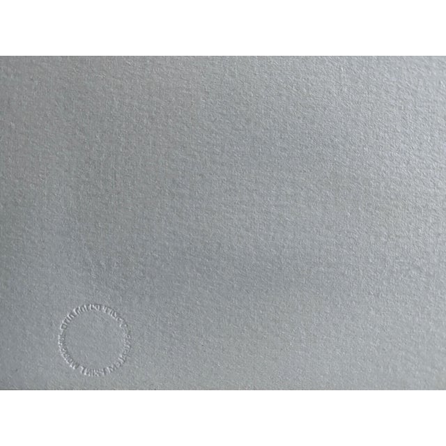 Printmaking Materials Gabriel Cohen, Israeli Naive Art Screen Print Lithograph Jerusalem, Sanhedrin Old City Folk Art, 1983 For Sale - Image 7 of 10