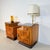 Vintage Burl Walnut Nightstands by Jindřich Halabala for Up Závody, 1957, Set of 2 For Sale - Image 3 of 14