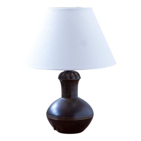 Bronze Table Lamp, 1930s For Sale