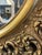 Wood Vintage Carved Wood Gold Leaf Oval Mirror For Sale - Image 7 of 9