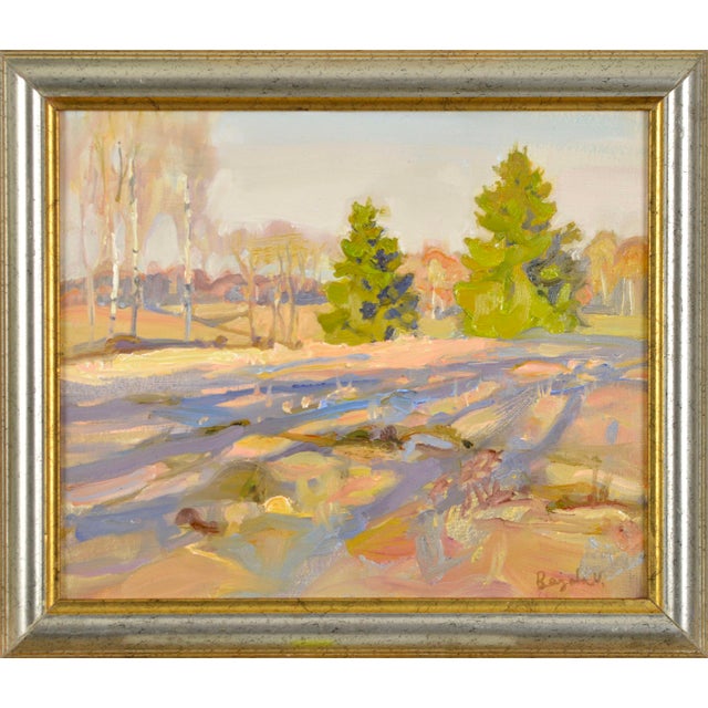 Valery Bayda, Evening Sun, 2026, Oil on Canvas & Cardboard, in Very Good conditions. Designed from 2000 This piece has an...