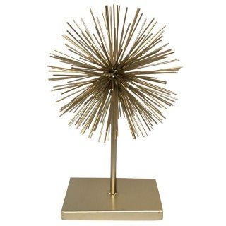 Atomic Gold Star Burst on Stand For Sale
