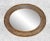 Vintage Boho Faux Canned Wicker Oval Wall Hanging Mirror, c. Mid 20th Century - Pairs Nicely with Many Mid-Century...