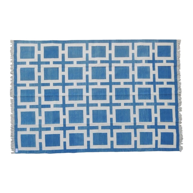 Ines Rug, 10x14, Blue For Sale