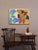 Mid-Century Modern 1965 Mid-Century Modern 'Forms in Motion' Vintage Abstract Oil Painting by Swedish Artist Ture Fabiansson (1910-1994), Framed For Sale - Image 3 of 12