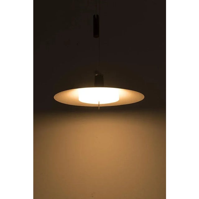 Metal Pendant Light with Counterweight For Sale - Image 4 of 9