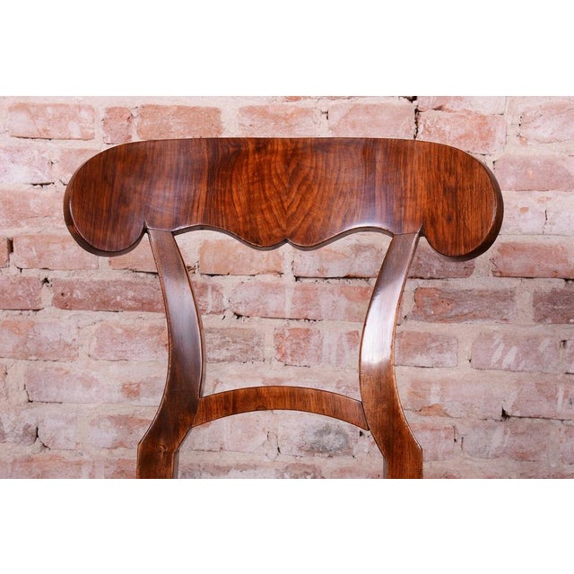 Biedermeier Chairs in Walnut, Austria, 1830s, Set of 4 For Sale - Image 11 of 14