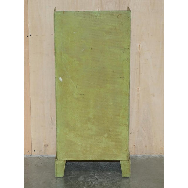 Regency Hand Painted Sheraton Waterfall Bookcases, 1810s, Set of 2 For Sale - Image 14 of 18