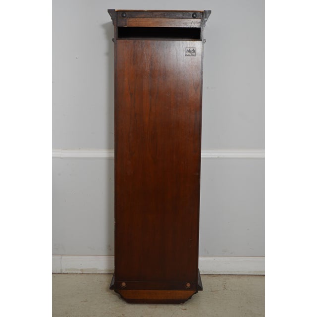 Sligh Model 743-1 Mahogany Wall Hang Clock For Sale - Image 11 of 12