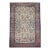 Antique Oversized Persian Kerman Lavar Rug, Hand-Knotted Wool, Allover Floral Vase Pattern, Ivory & Pink, 11x20 For Sale