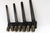 Black Black and Brass Wall Hooks, Vienna, Austria, 1960s, Set of 7 For Sale - Image 8 of 10