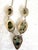 Vintage Prehnite and Sterling Silver Bib Necklace For Sale - Image 4 of 5