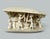 Antique Carved Asian Chinese Figured Clam Shell Animals Elephant Camel Lion 19Ct For Sale - Image 11 of 17