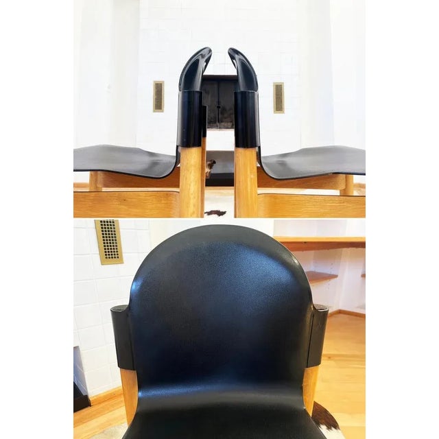 Postmodern Beech Flex 2000 Chairs attributed to Gerd Lange for Thonet, 1980s, Set of 6 For Sale - Image 10 of 12