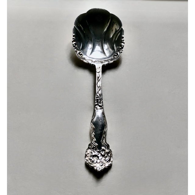 Art Nouveau Silver Plate Berry Spoon. Fruit Spoon. Blueberries. Raspberries. Strawberries. Blackberries. Featuring a...