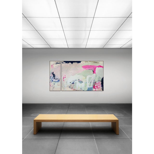 Macha Poynder Contemporary Abstract Acrylic on Canvas "Far Away" by Macha Poynder For Sale - Image 4 of 7