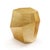 Three Rocks High Side Table in Gold Leaf from Insidherland For Sale - Image 6 of 6
