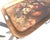 French Antique Hand-Painted French Floral Large Tole Tray For Sale - Image 3 of 12
