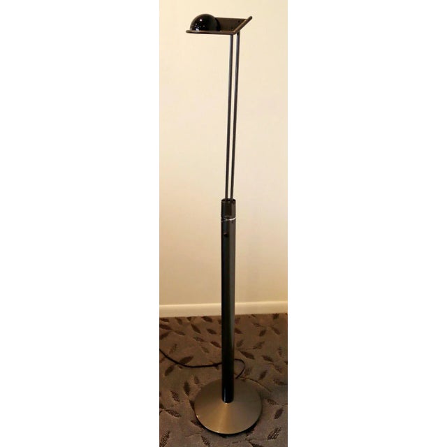 Mid Century Modern Metalarte Spain Metal Adjustable Reading Floor Lamp 1970s For Sale In Detroit - Image 6 of 9