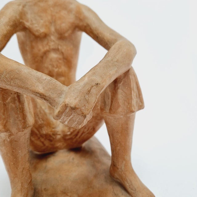 Ceramic Terracotta Sculpture by Árpád Somogyi, 1964 For Sale - Image 7 of 10