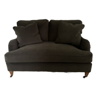 Dark Green Loveseat For Sale