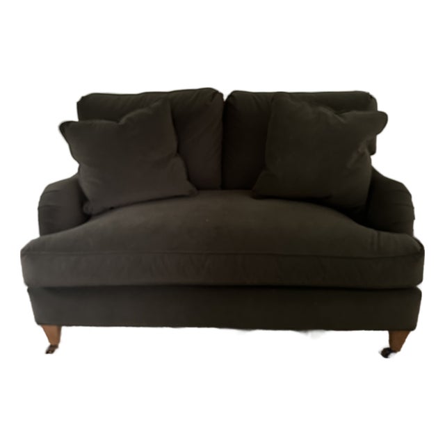 Dark Green Loveseat For Sale