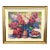 Mid-Century Original Floral Still Life Oil Impasto Painting For Sale