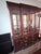 Thomasville Large Chippendale Mahogany China Cabinet – Mirrored Back, Glass Shelves For Sale - Image 4 of 11