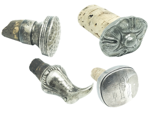 Art Deco Corks, Germany, 1930s, Set of 4