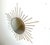 Metal Vintage Brass Sunburst Mirror, 1970s For Sale - Image 7 of 9