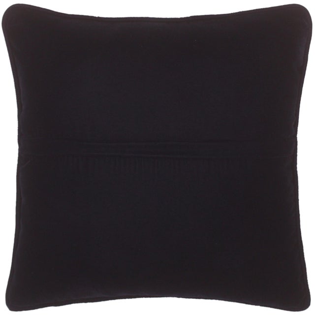 Royal Blue Boho Chic Hand Embroidered Royal Blue Velvet Pillow For Sale - Image 8 of 8