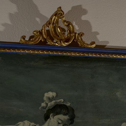 Gallant Scene, Oil on Canvas, Framed For Sale - Image 6 of 9