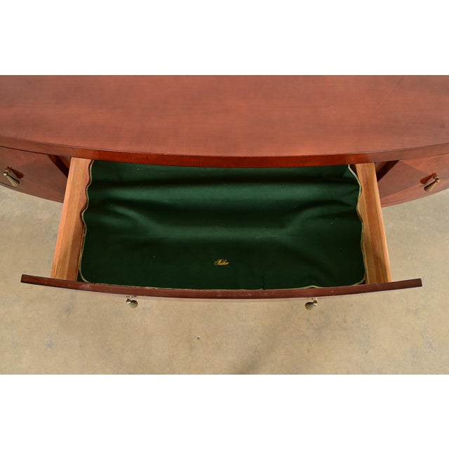 Wood Baker Furniture Modern Regency Sideboard Credenza For Sale - Image 7 of 15