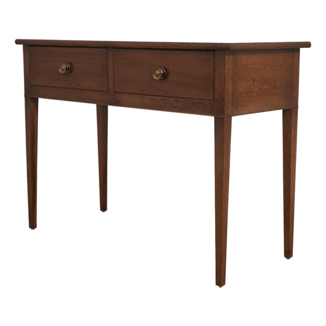 Kittinger Colonial Williamsburg 2 Drawer Table For Sale
