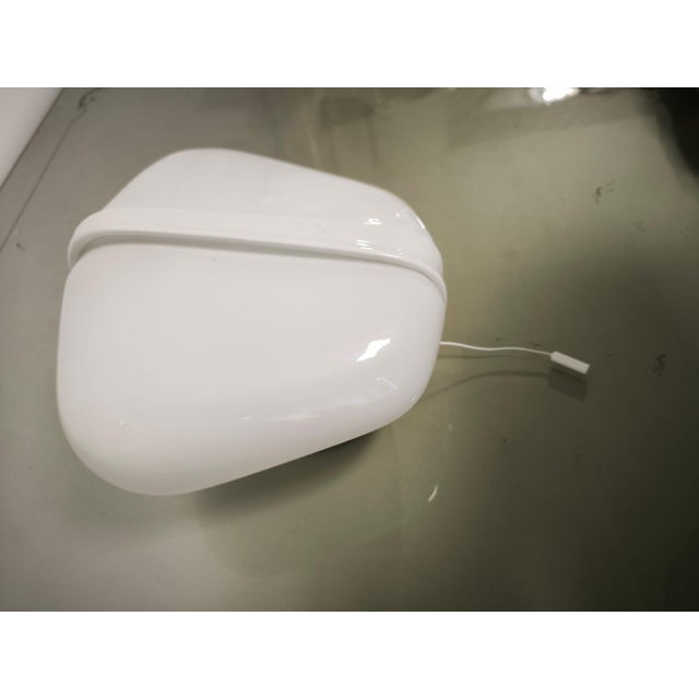 Ceramic and Glass Wall Lamp with Double Light and Pull Cord Ignition, 1950s For Sale - Image 11 of 13