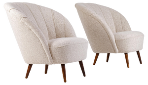 Set of Danish Easy Chairs, 1940s