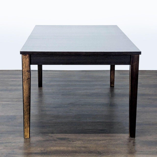 Modern Crate & Barrel Wood Dining Table For Sale - Image 3 of 7