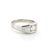 Art Deco 14k White Gold Old European Cut Diamond Ring, Size 7.75 For Sale - Image 4 of 14