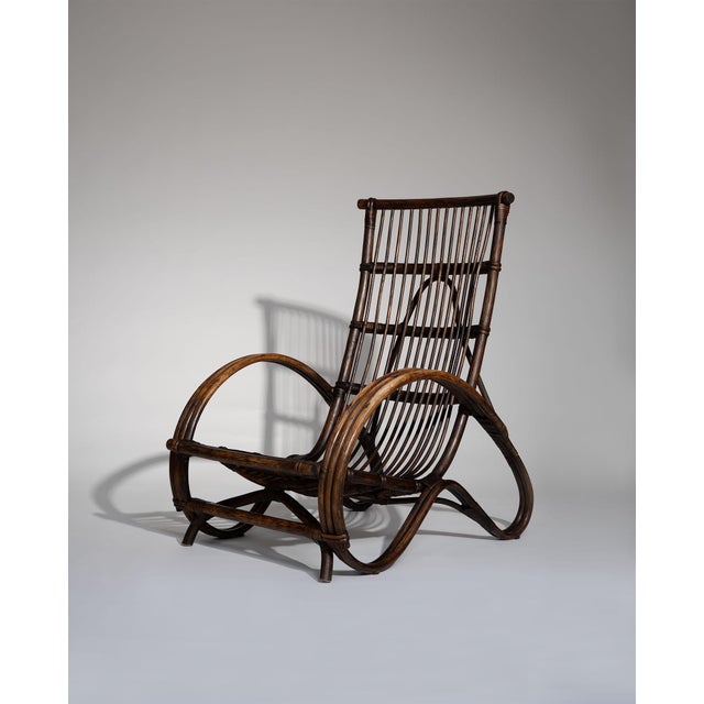 Sculptural Dutch Rattan Lounge Chairs, 1960s, Set of 2 For Sale - Image 18 of 18