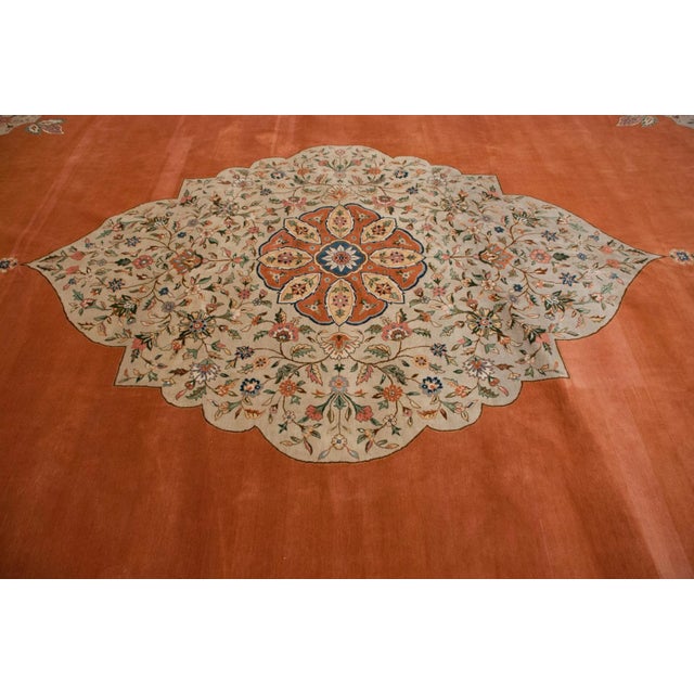 Vintage Bulgarian Tabriz Design Rug - 14' X 20'10" For Sale In New York - Image 6 of 11