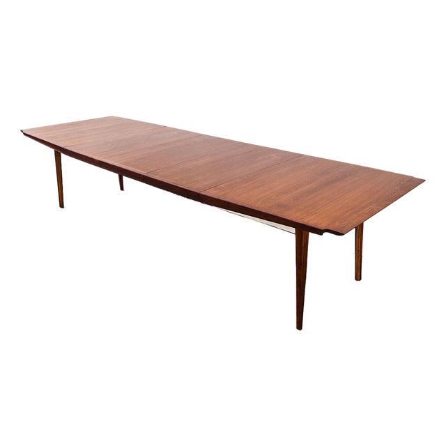 Rare 1960s Glenn of California Walnut Extension Dining Table by Richard Thompson, Attributed For Sale